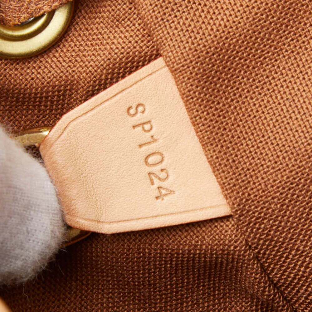 LOUIS VUITTON Brown Monogram Leather Backpack - Picture 11 of 12